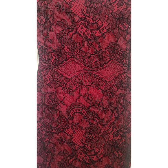 I.N. San Francisco Red/Maroon Slip Dress with Black Lace Overlay , size S - Picture 2 of 3